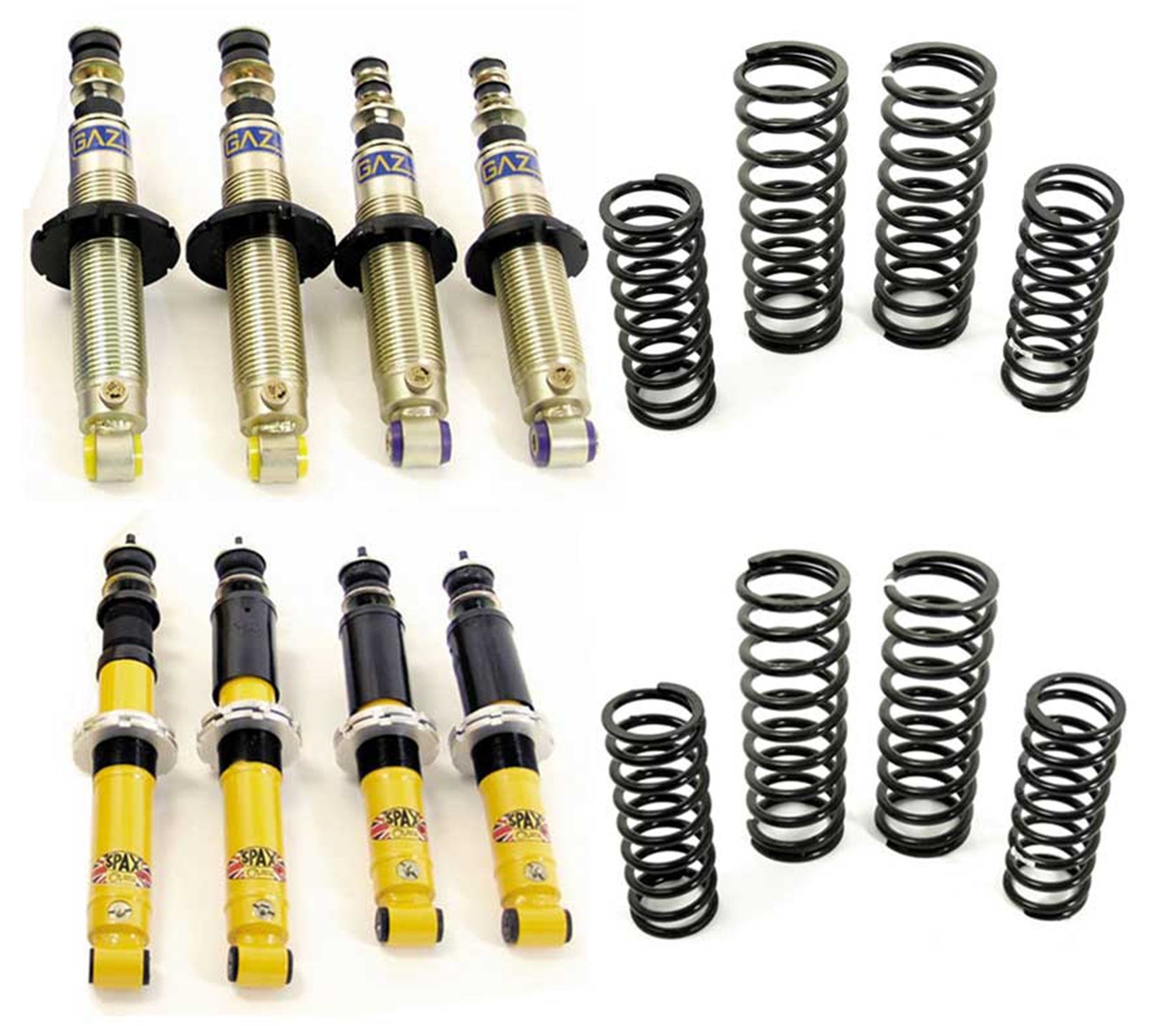 Shock Absorber Kits with Uprated Springs