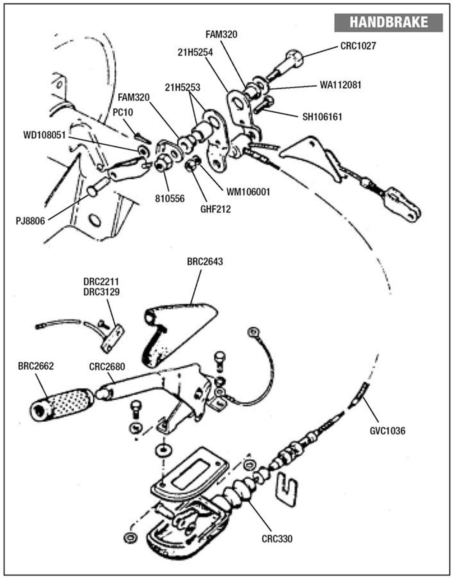 Rover SD1 Handbrake | Rimmer Bros