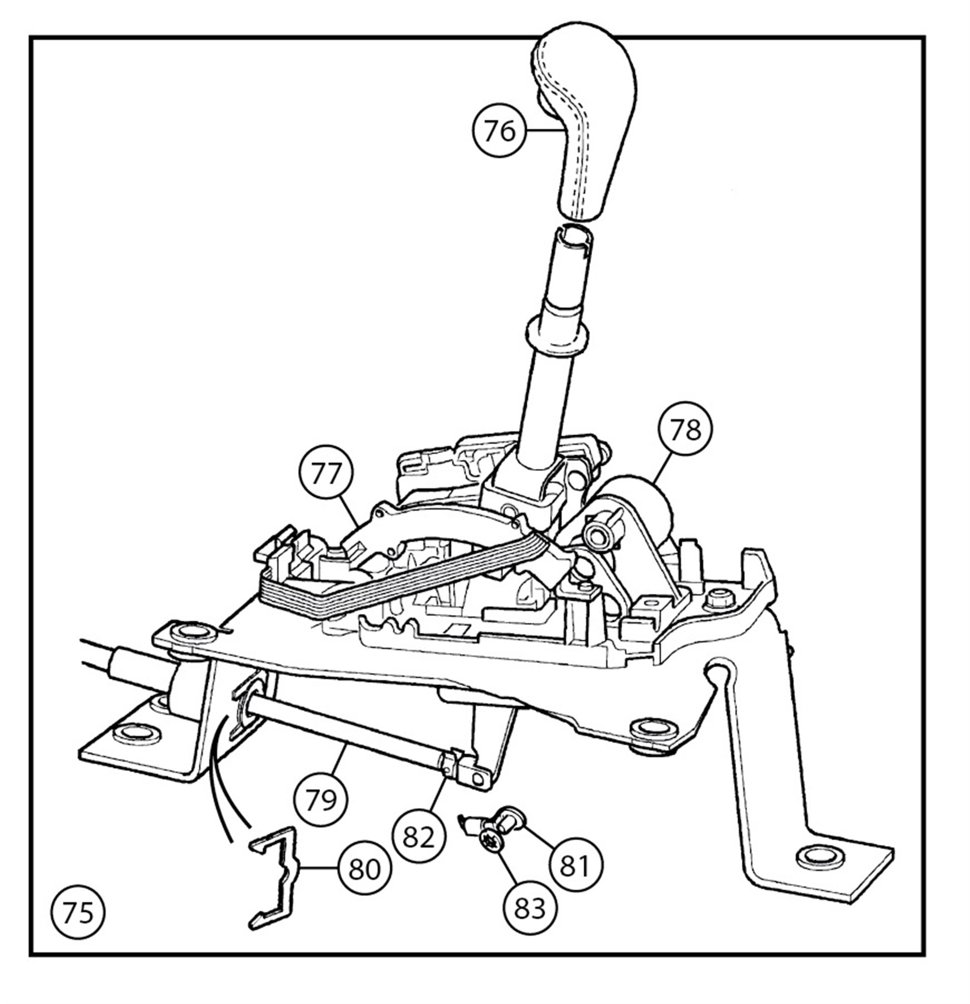MGF and MG TF Gear Selector Lever Rimmer Bros