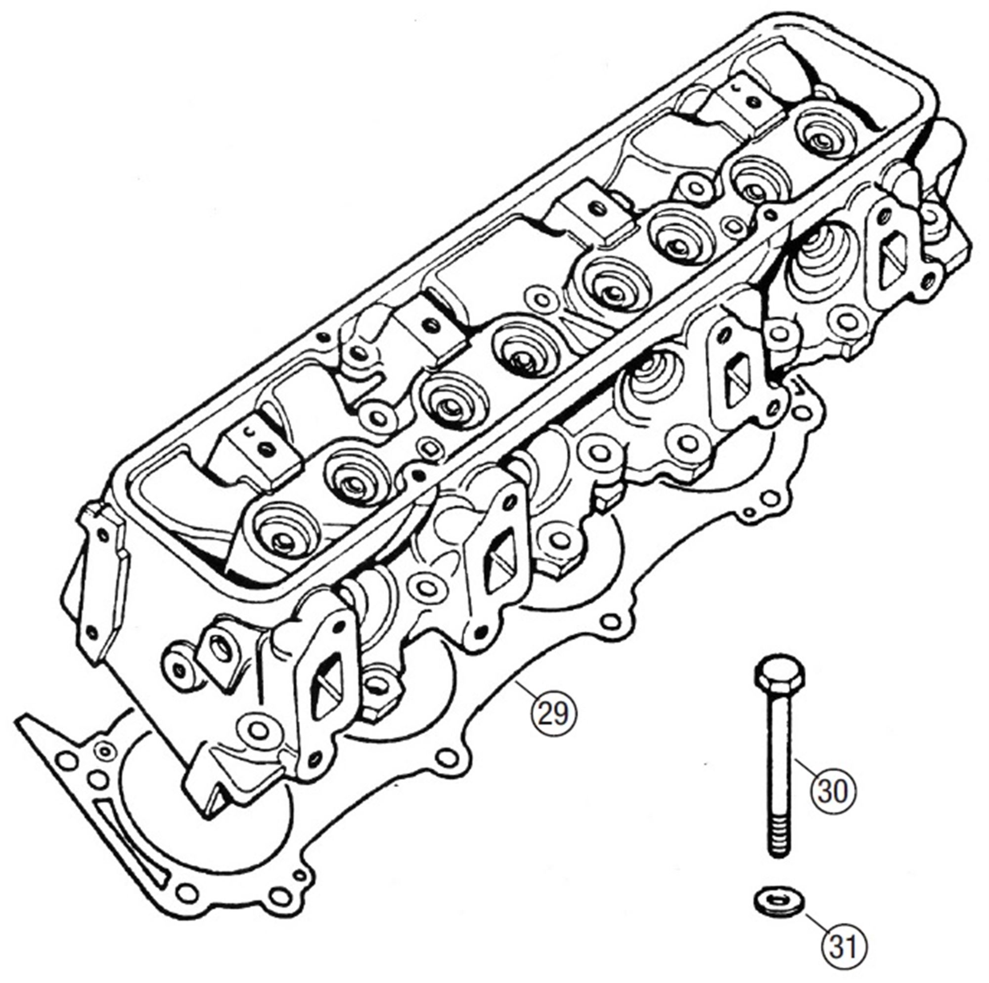 MGB Cylinder Head Gasket & Fixings V8 Rimmer Bros