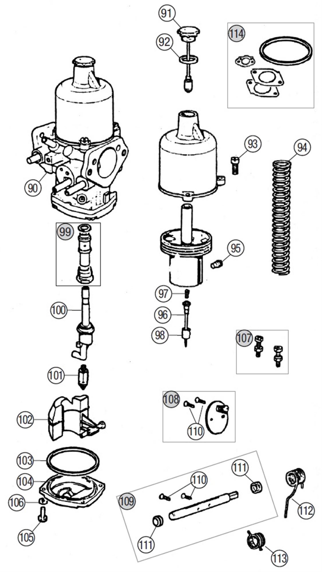 MGB HIF4 Carburettors - 4 Cylinder | Rimmer Bros