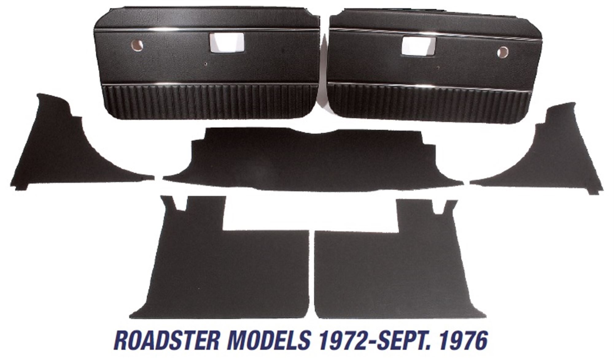 MGB Trim Panel Kits Roadster Models 1972Sept 1976 Heat Welded