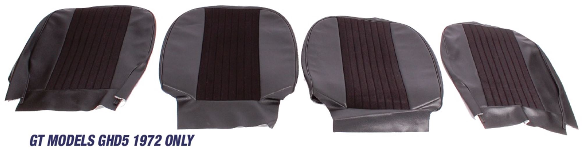 MGB Front Seat Cover Kits - GT Models GHD5 1972 Only - Half Cloth ...