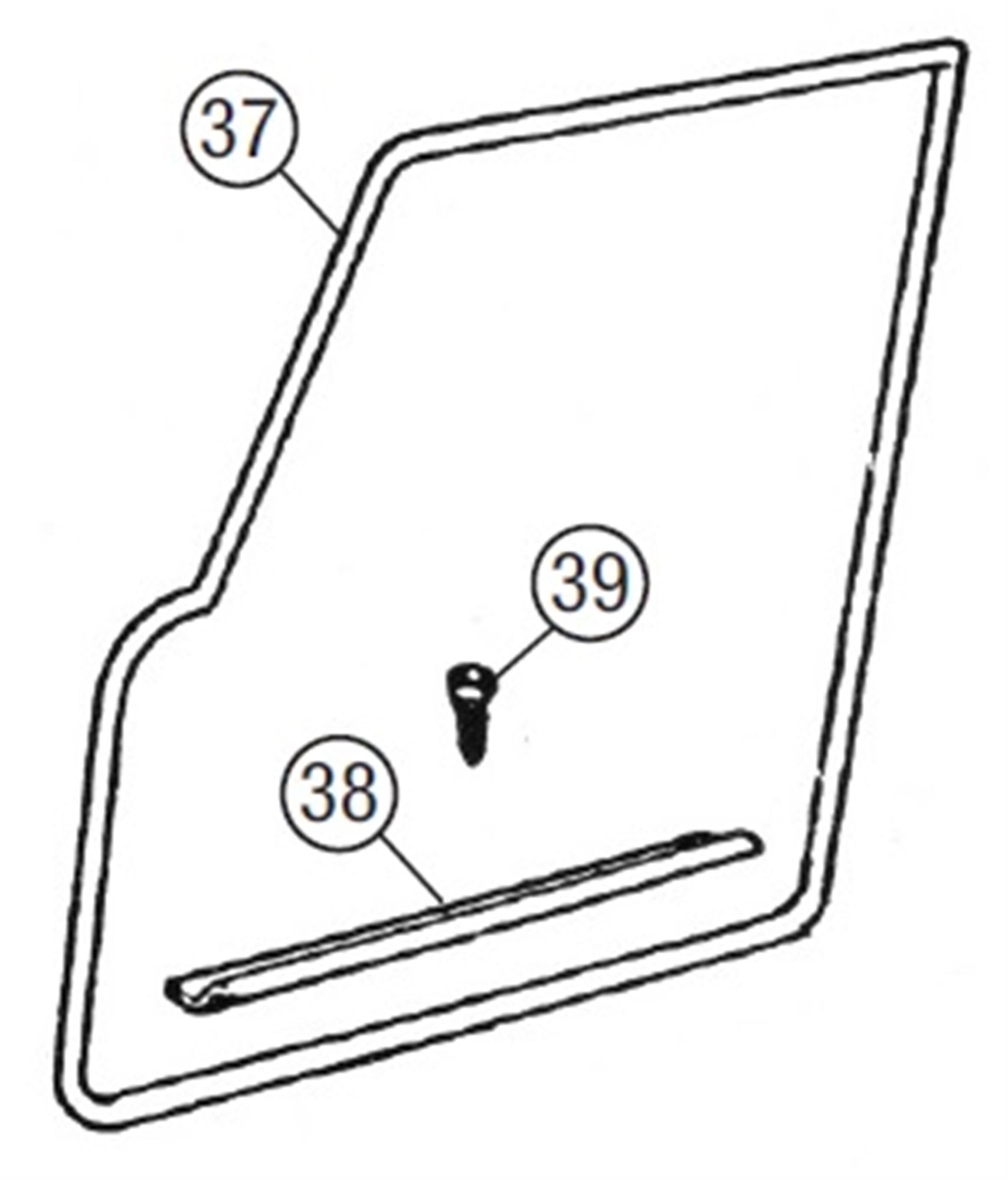 MGB Door Seals GT Models Rimmer Bros