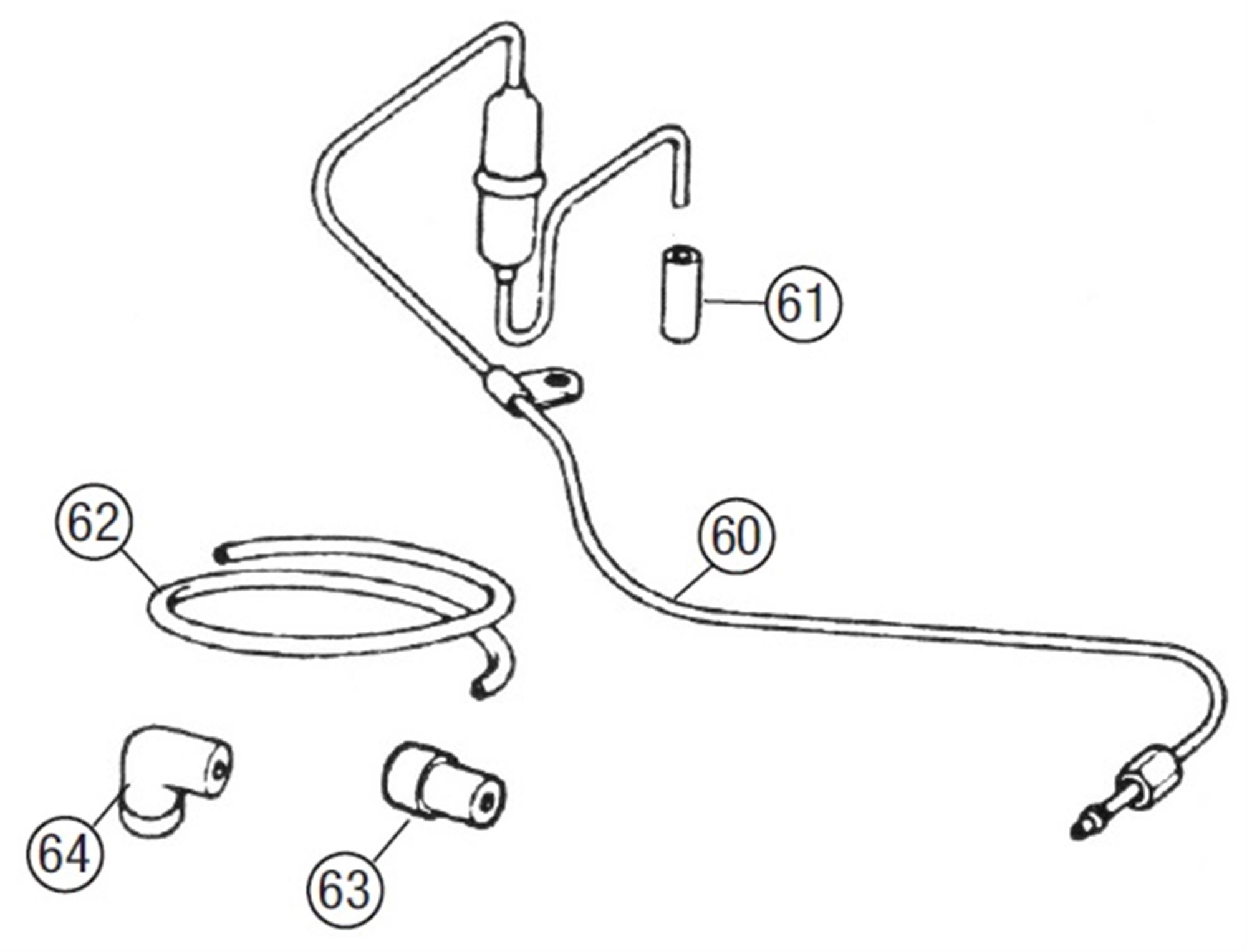 MGB Vacuum Advance Pipe Rimmer Bros