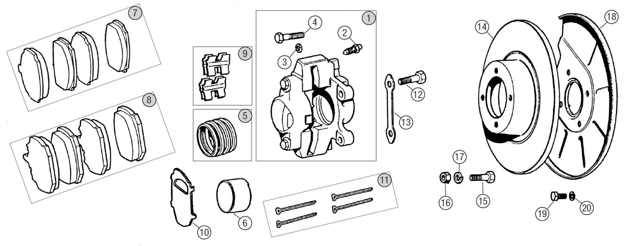 MGB Front Brakes Rimmer Bros