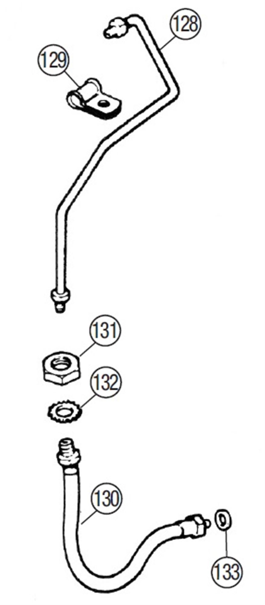 MGB Clutch Pipe & Hose Rimmer Bros
