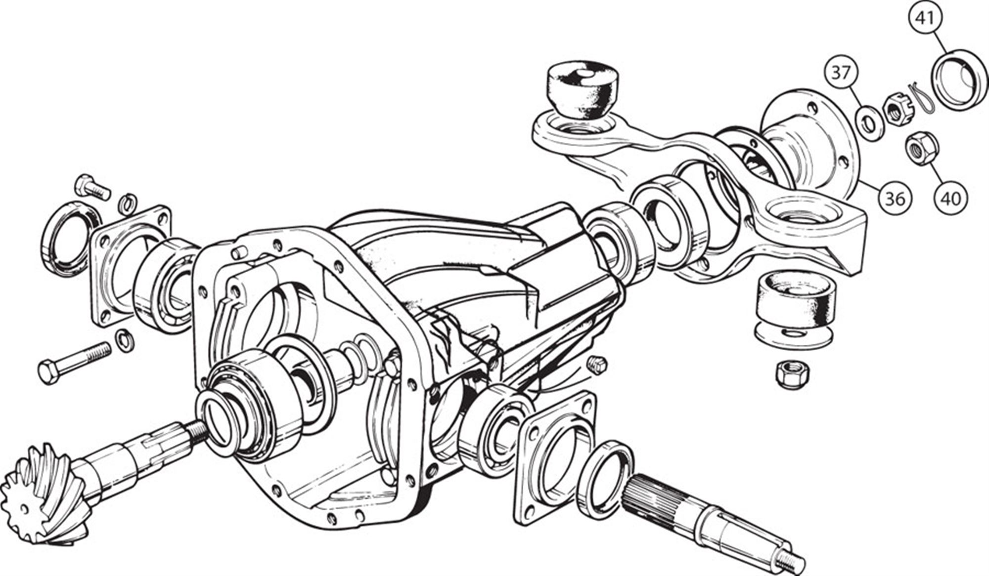 Drive Flange - IRS - Collapsible Spacer Pinion