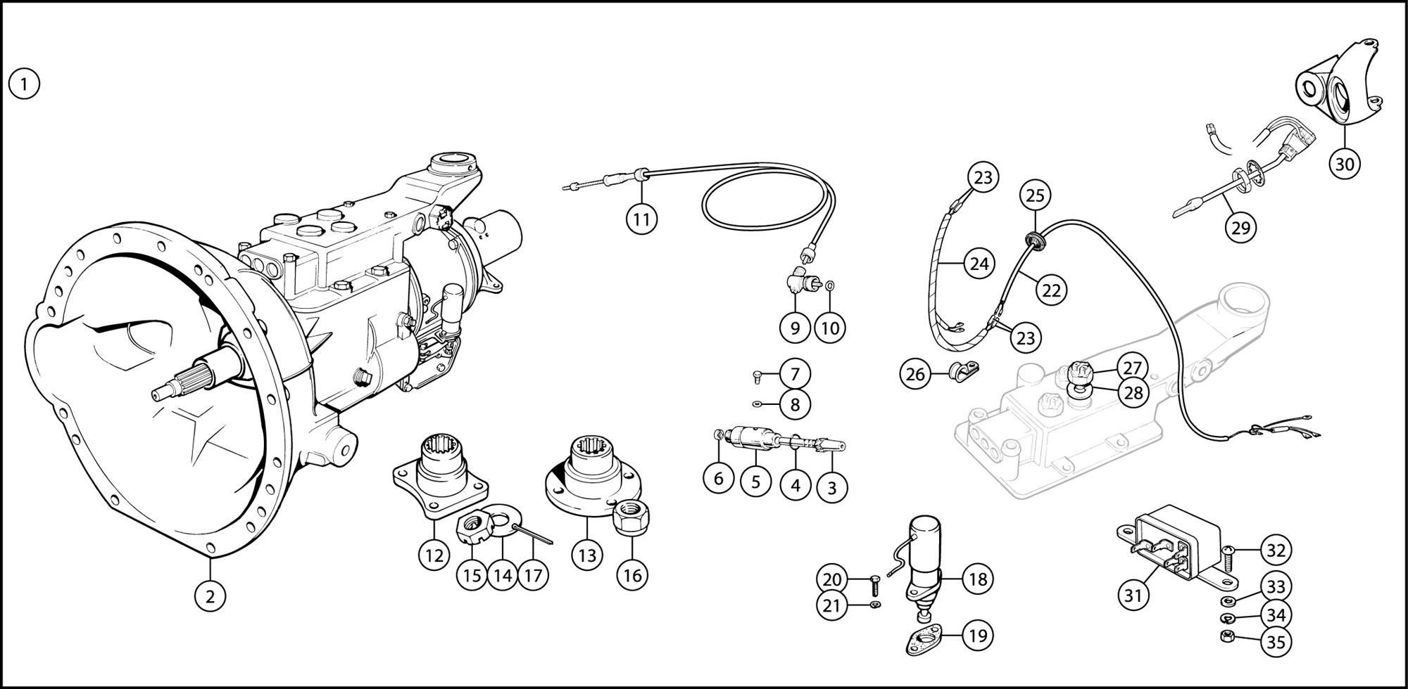 Triumph TR6 A Type Overdrive Conversion Kit and Electrics