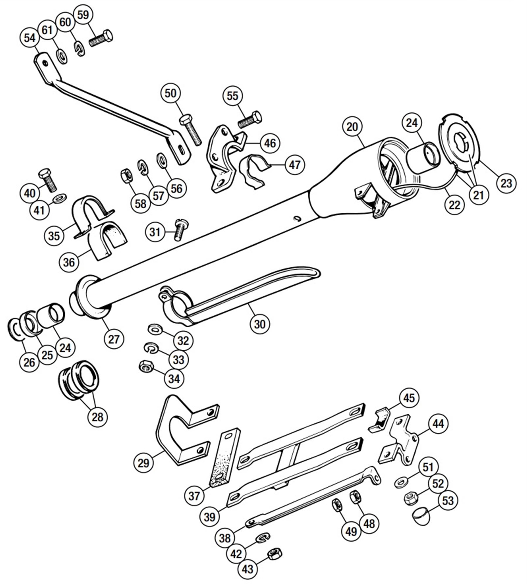 Triumph TR6 Steering Column Rimmer Bros
