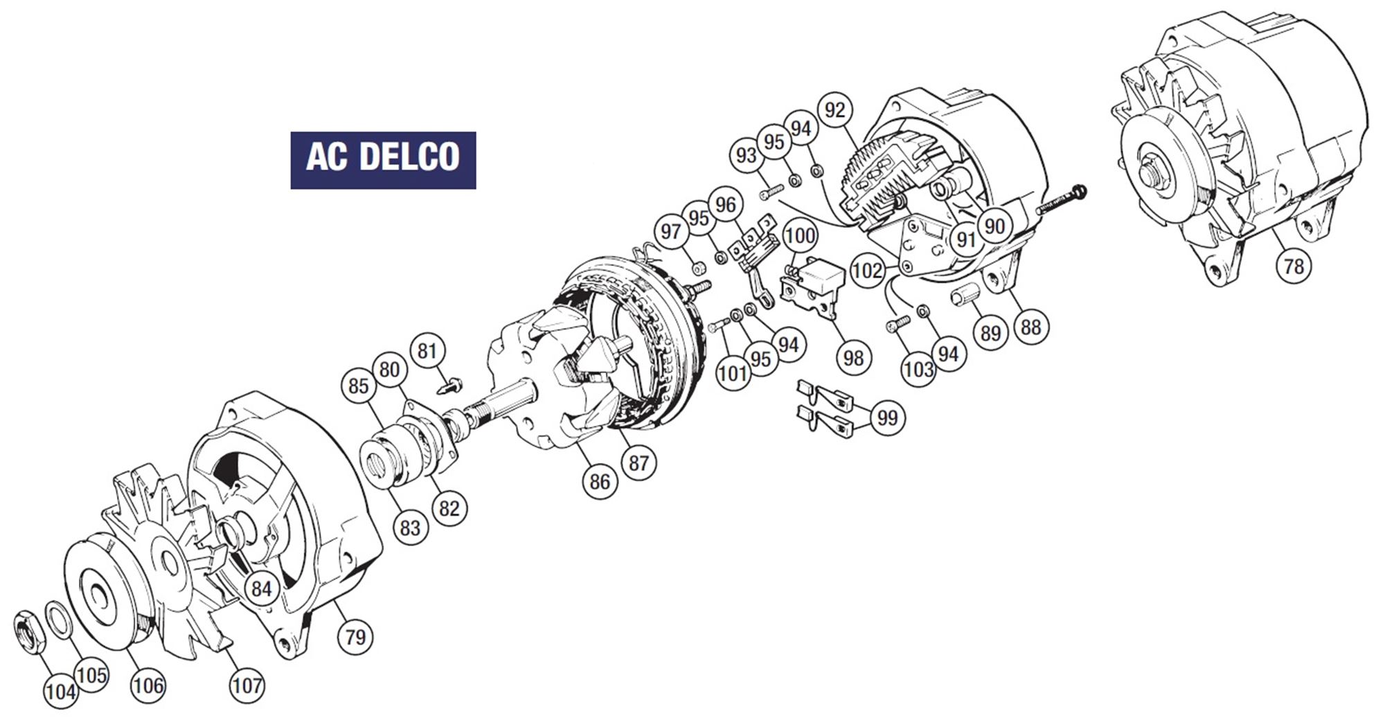 New Ac Delco Alternators