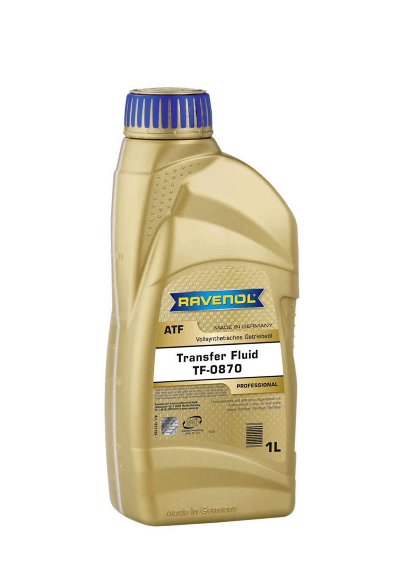 Transfer Fluid TF0870 1 Ltr IYK500010P Ravenol Rimmer Bros