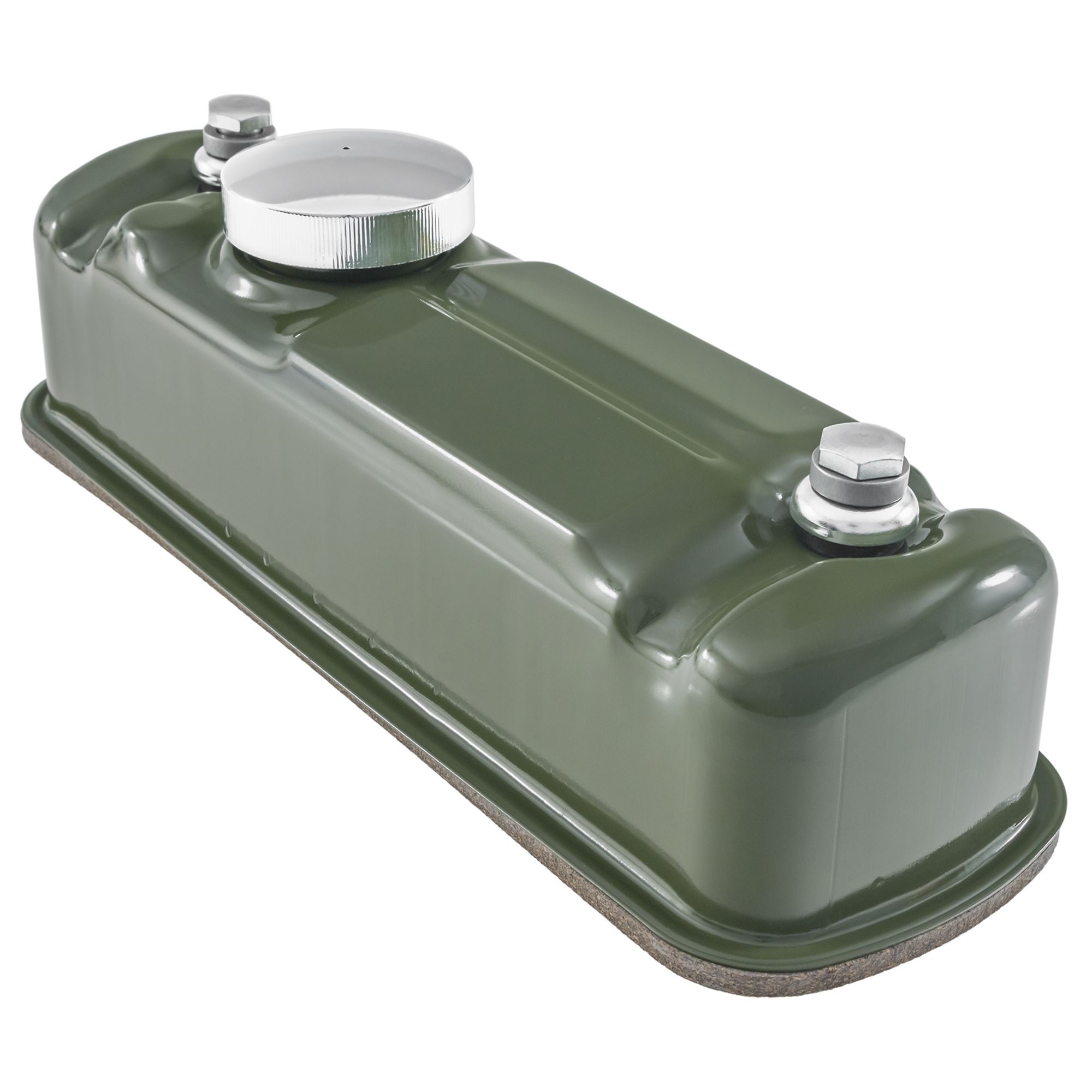 Steel Rocker Cover Rocker Cover Kit Green Pressed Steel A Series - LDR10074G | Rimmer Bros