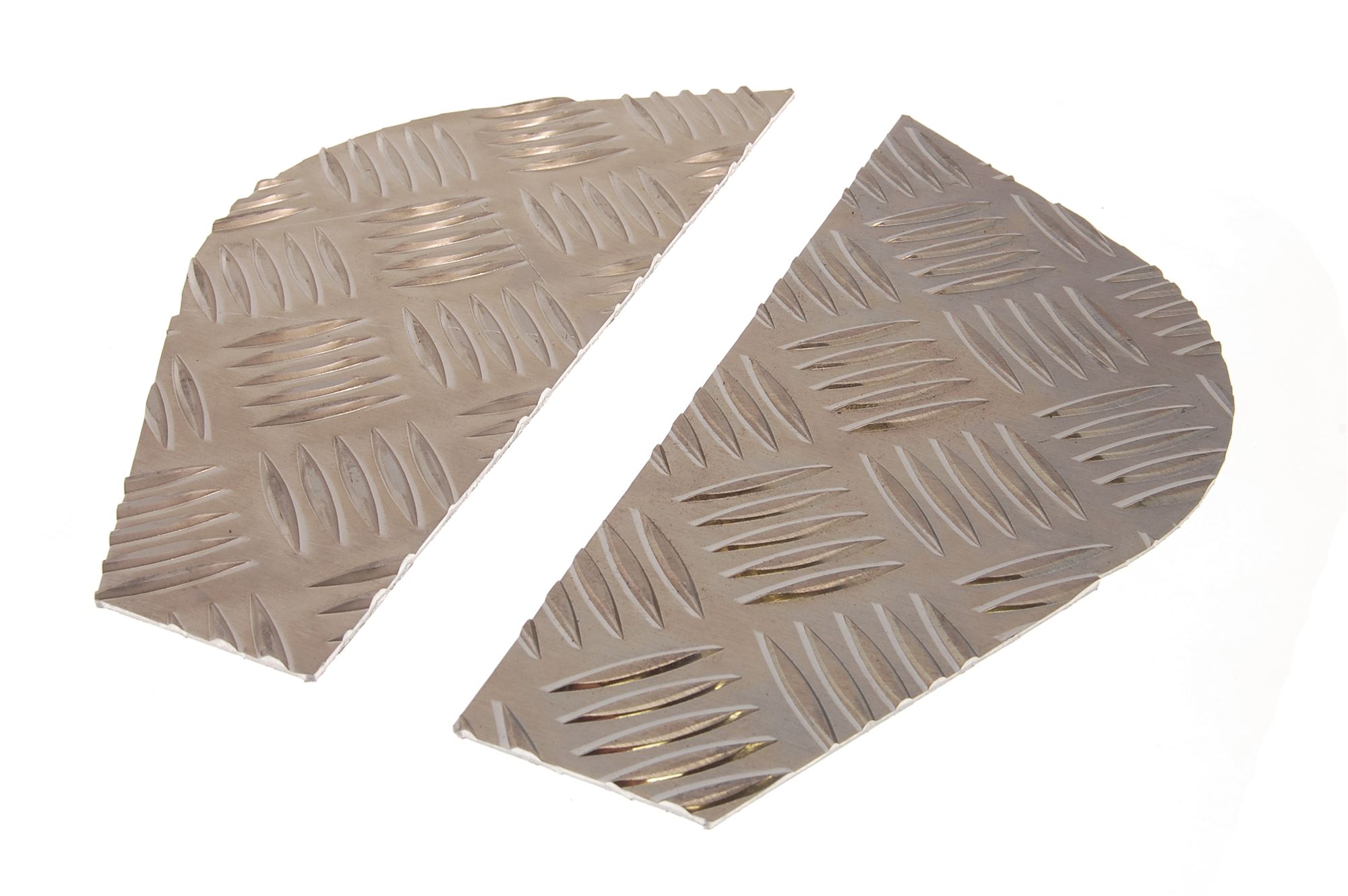 Chequer Wing Protectors - Rear 2mm Aluminium (pair) - LL1334 ...