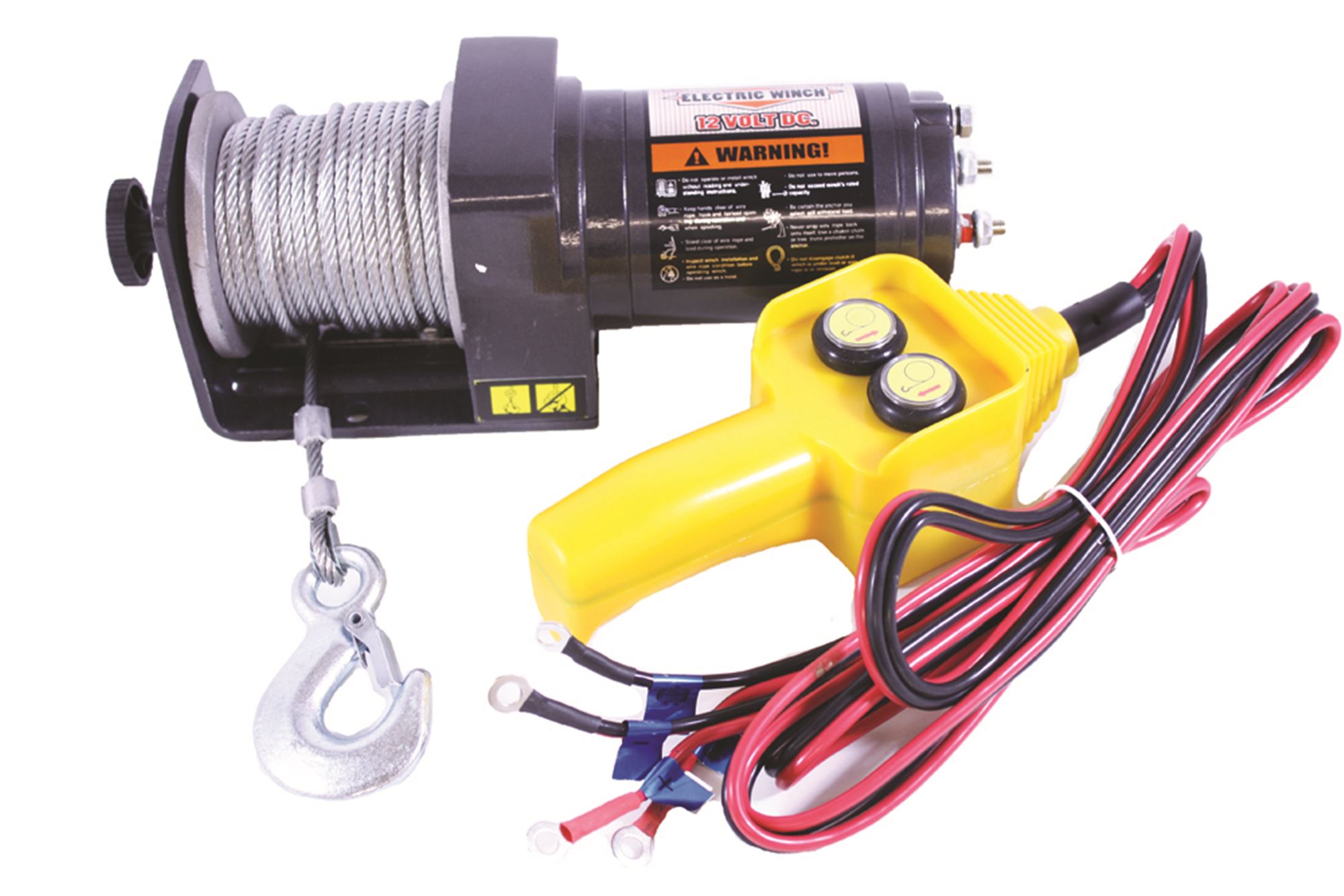 T-Max Winch - 2000lbs 12V - Bearmach BA 2601 | Rimmer Bros