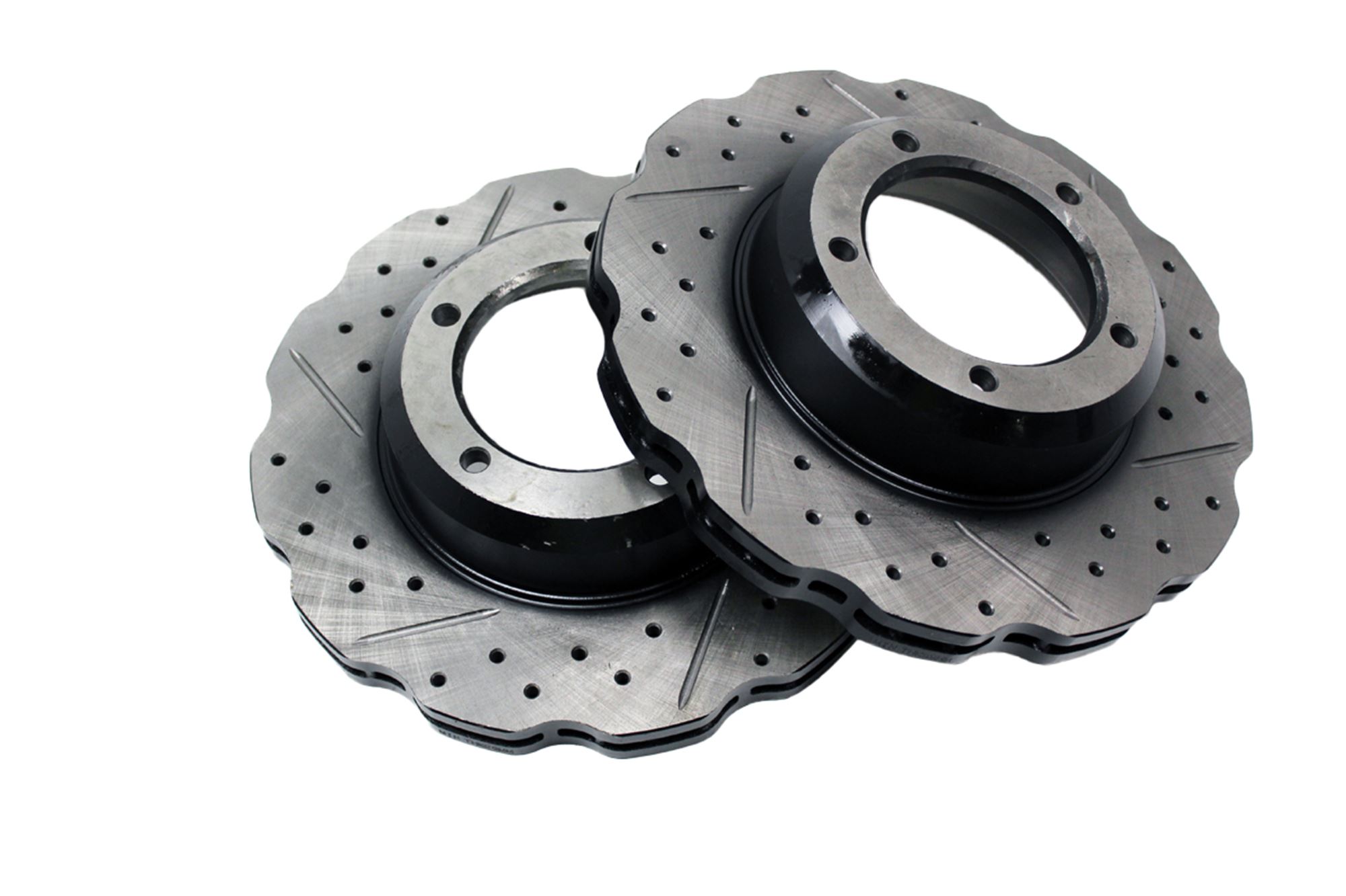 Brake Disc Front (pair) Wavy Vented LR017952WCDG Terrafirma Rimmer Bros