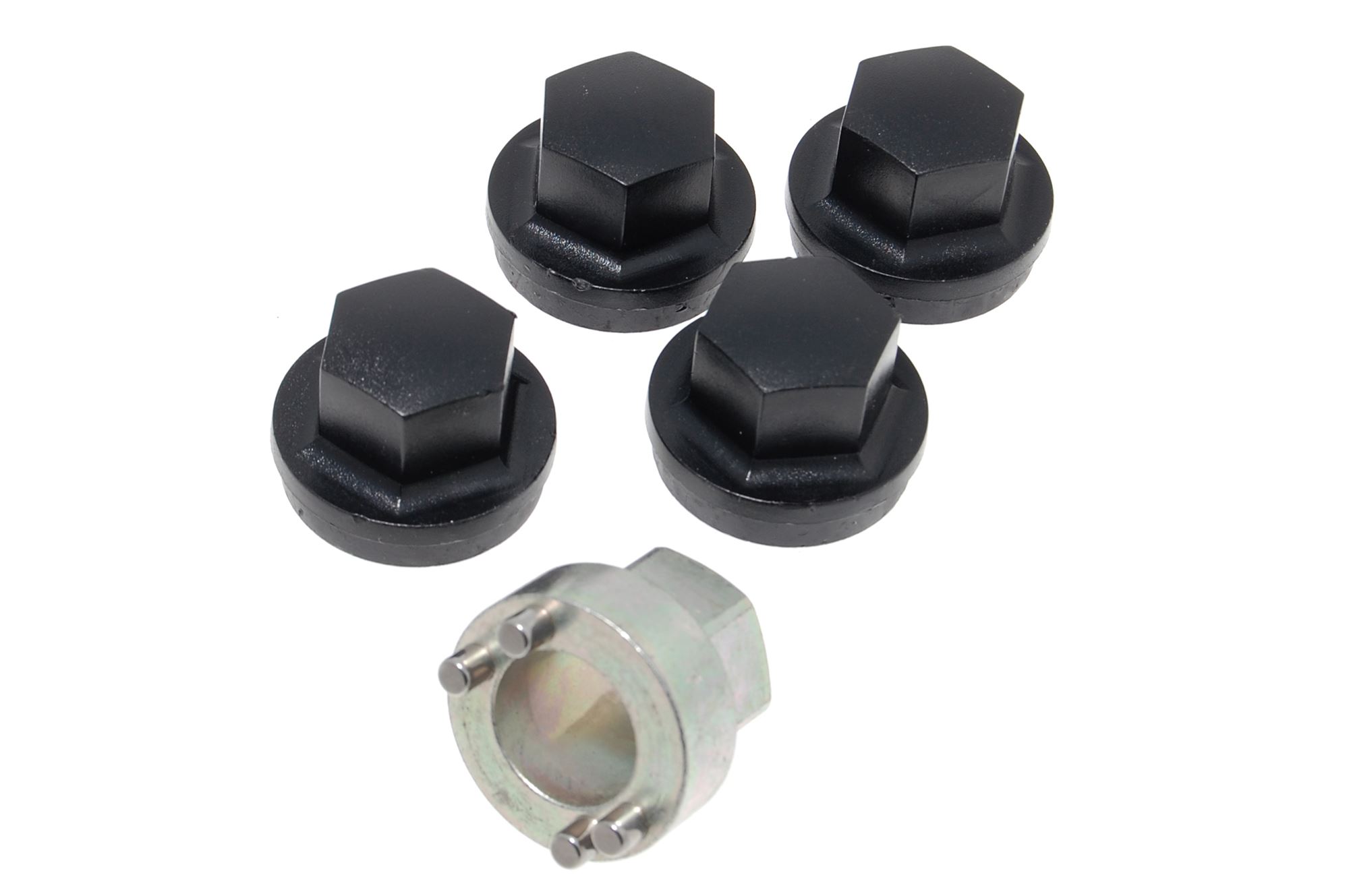 Locking Wheel Nut Kit M16 (5 piece) Black RA1391 Trilock Rimmer Bros