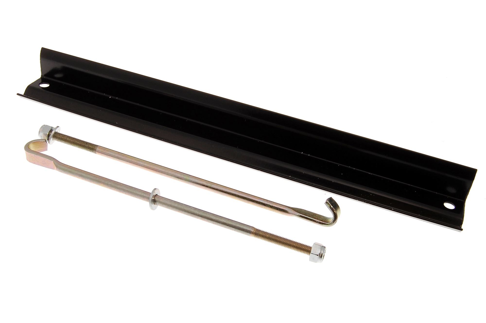 Battery Hold Down Kit 12 3/4" Hole Centers Bar with 8 1/4 inch J