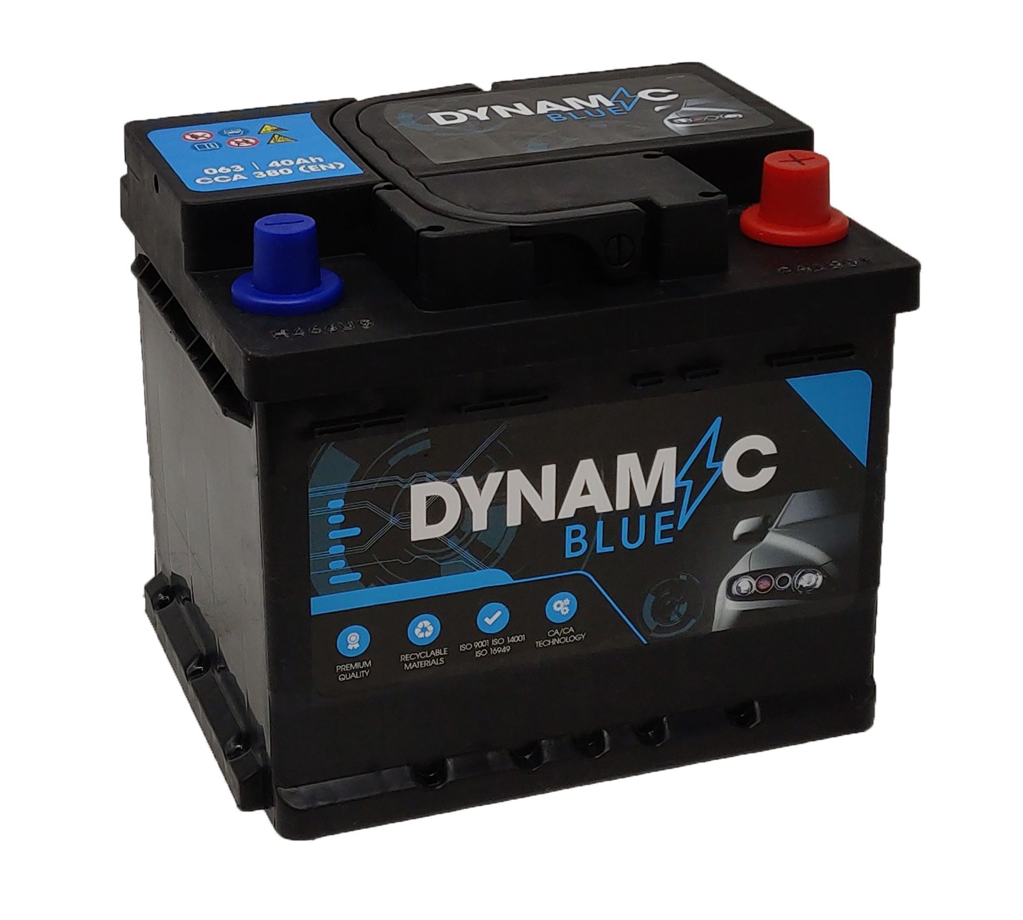 063 Battery 2 Year Warranty Dynamic Blue - RBAT063A