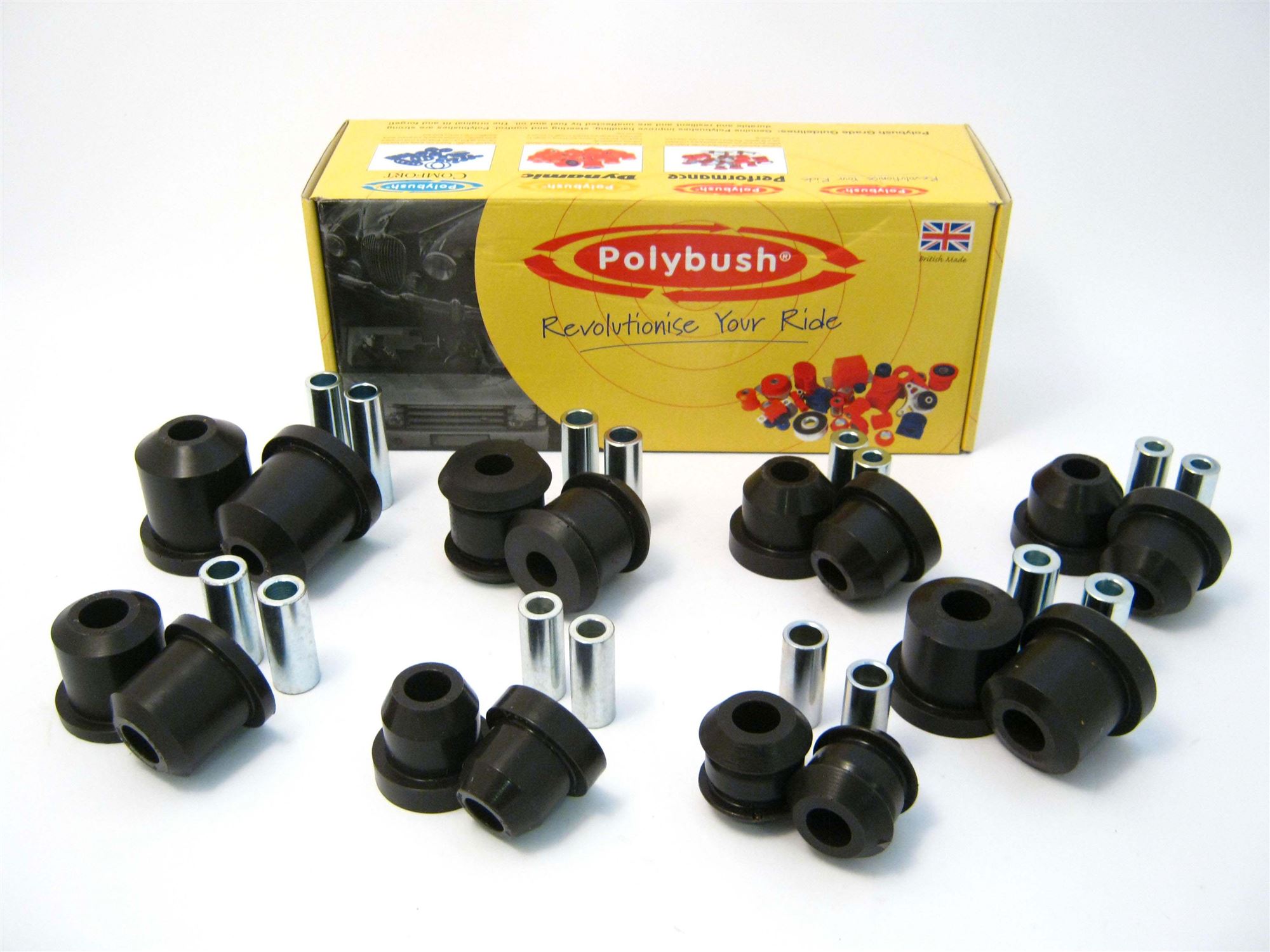 Suspension Bush Kit Comfort Black Kit153 - RJ1002POLYBUSH - Polybush ...