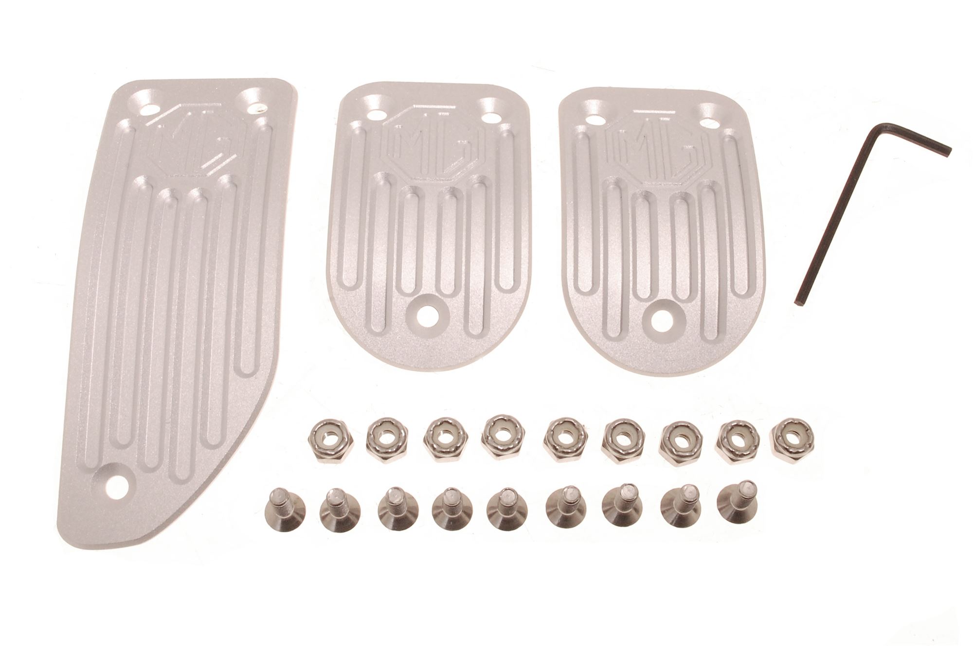 Aluminium Pedal Covers (3pc) RP1434LATE Aftermarket
