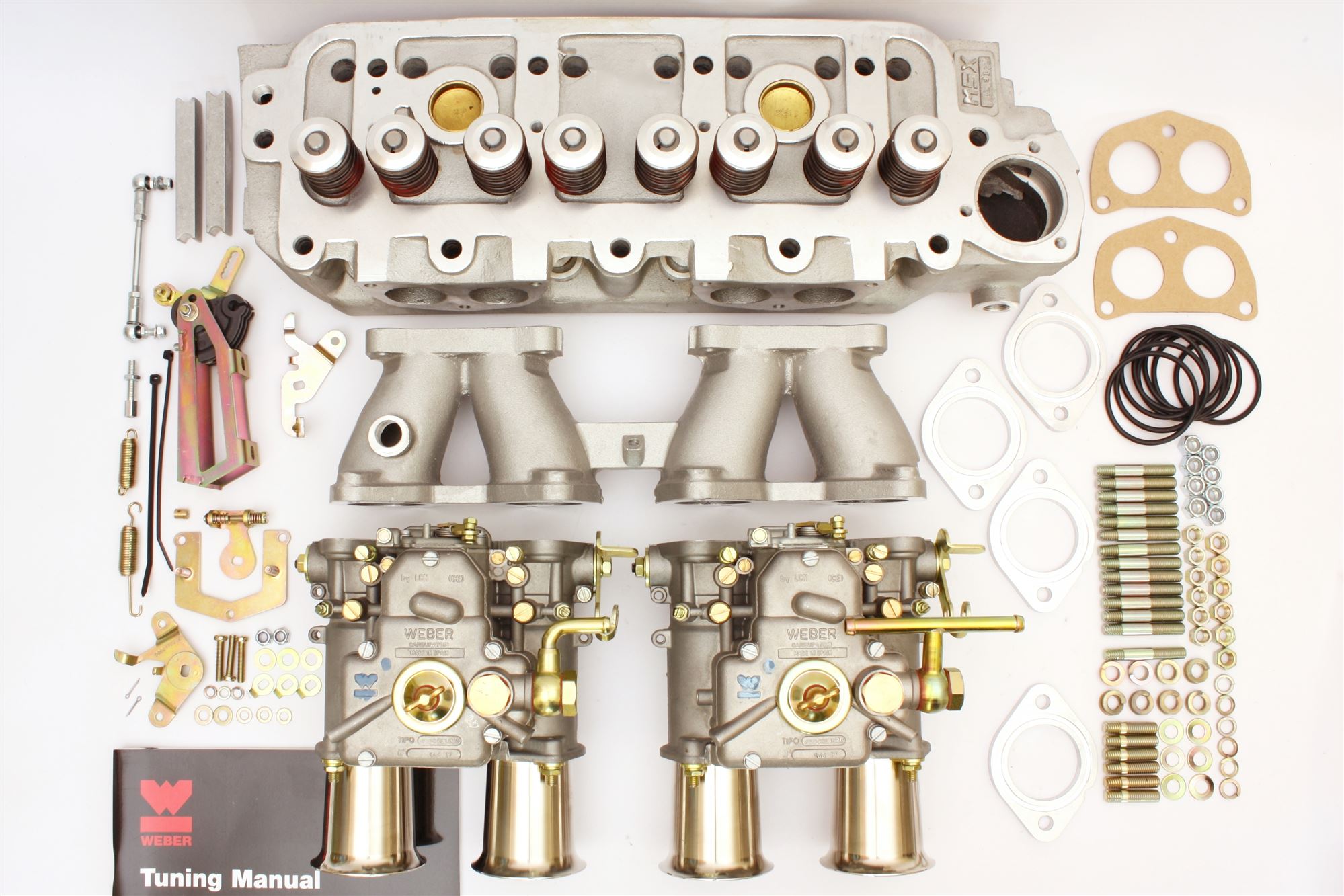 Twin Weber Conversion Kit MGB - Including Alloy Cylinder Head - RP1971 ...