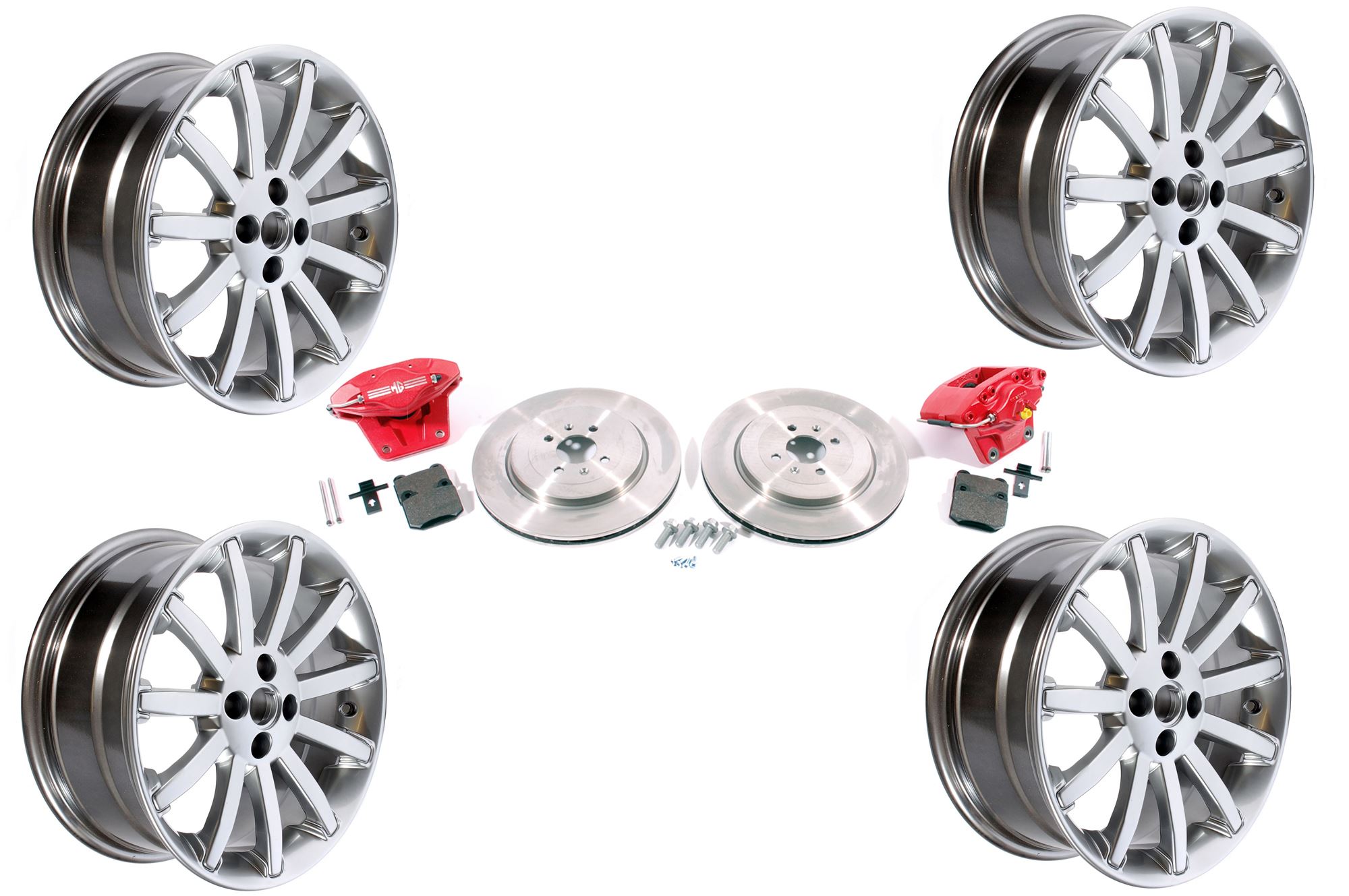 MGF and MG TF 304mm Big Brake Conversion Kit Front with 11 Spoke