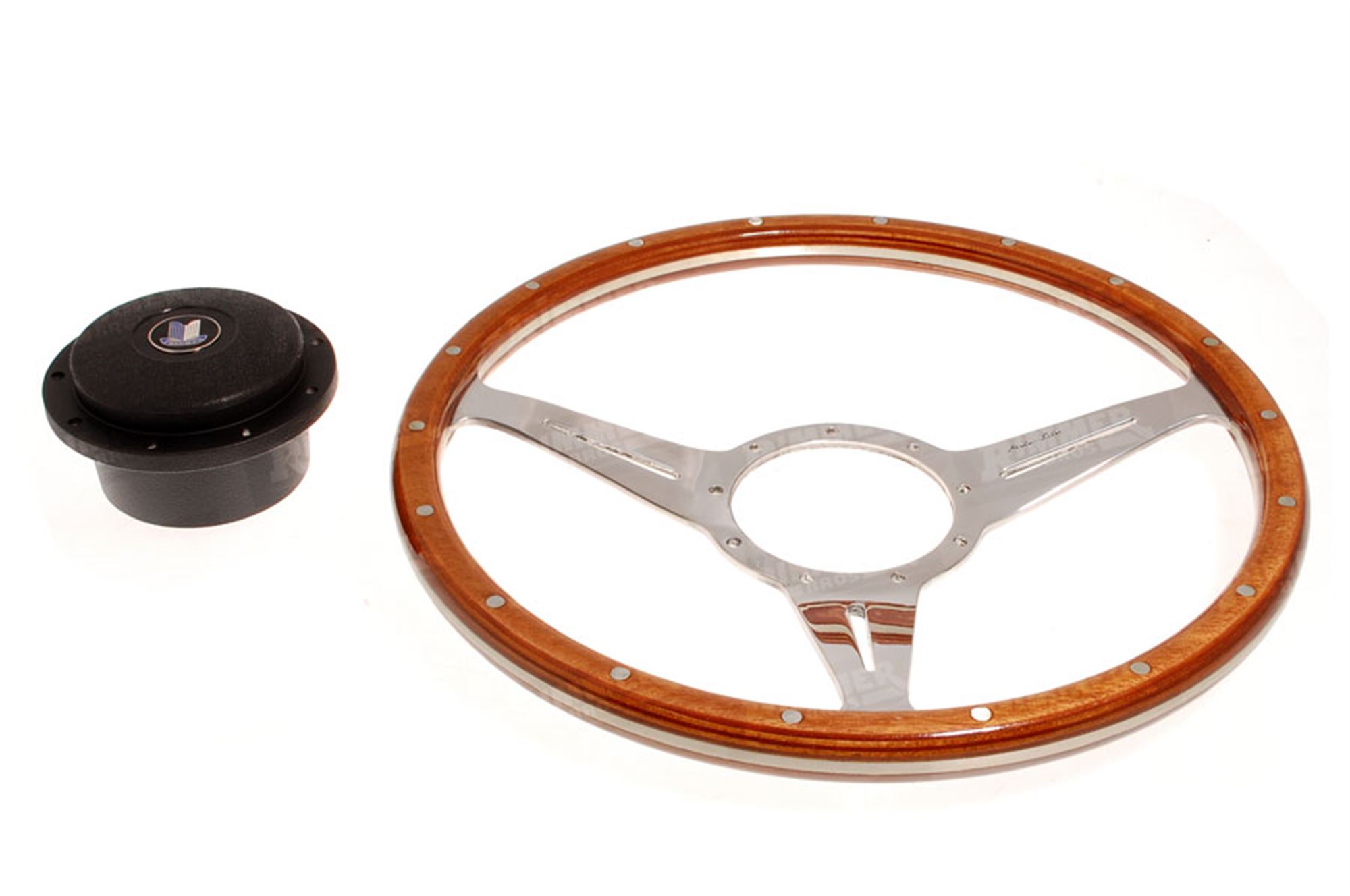 MotoLita Steering Wheel & Boss 14 inch Wood RS1538DS