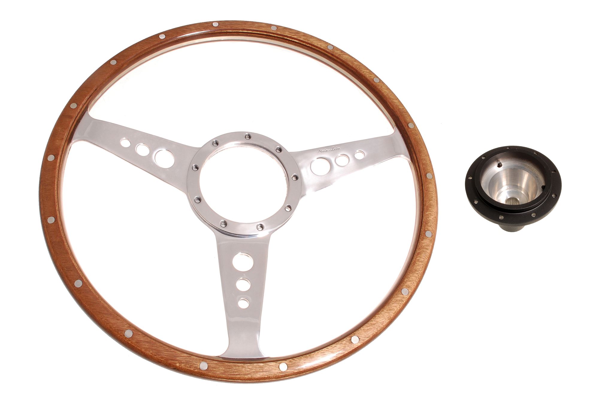 MotoLita Steering Wheel & Boss 15 inch Wood RW3197DTG