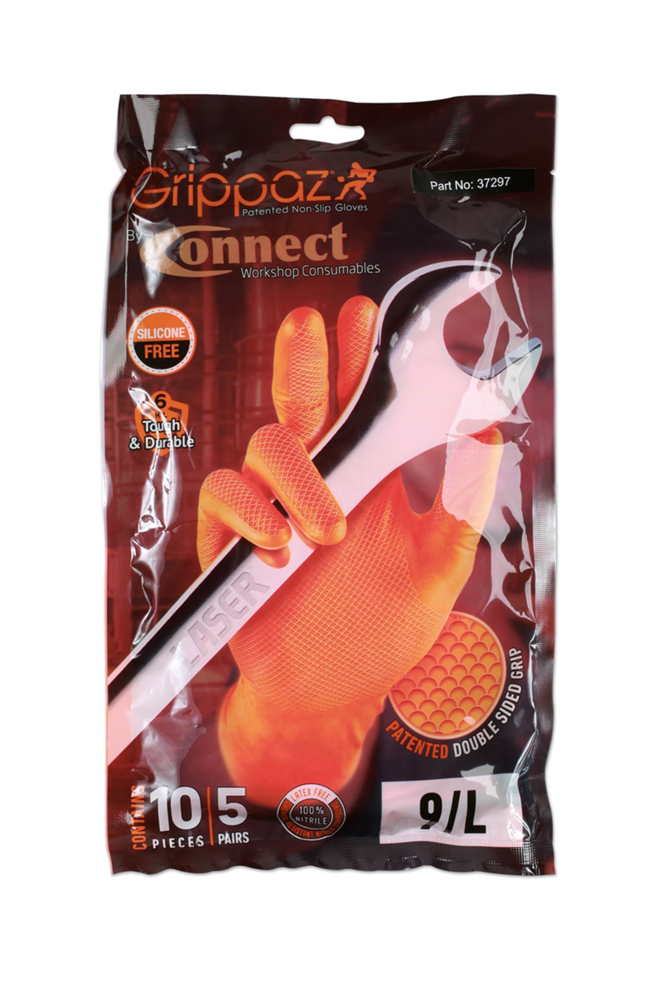 Large Rubber Glove - 5 Pairs - RX2023 - Grippaz | Rimmer Bros