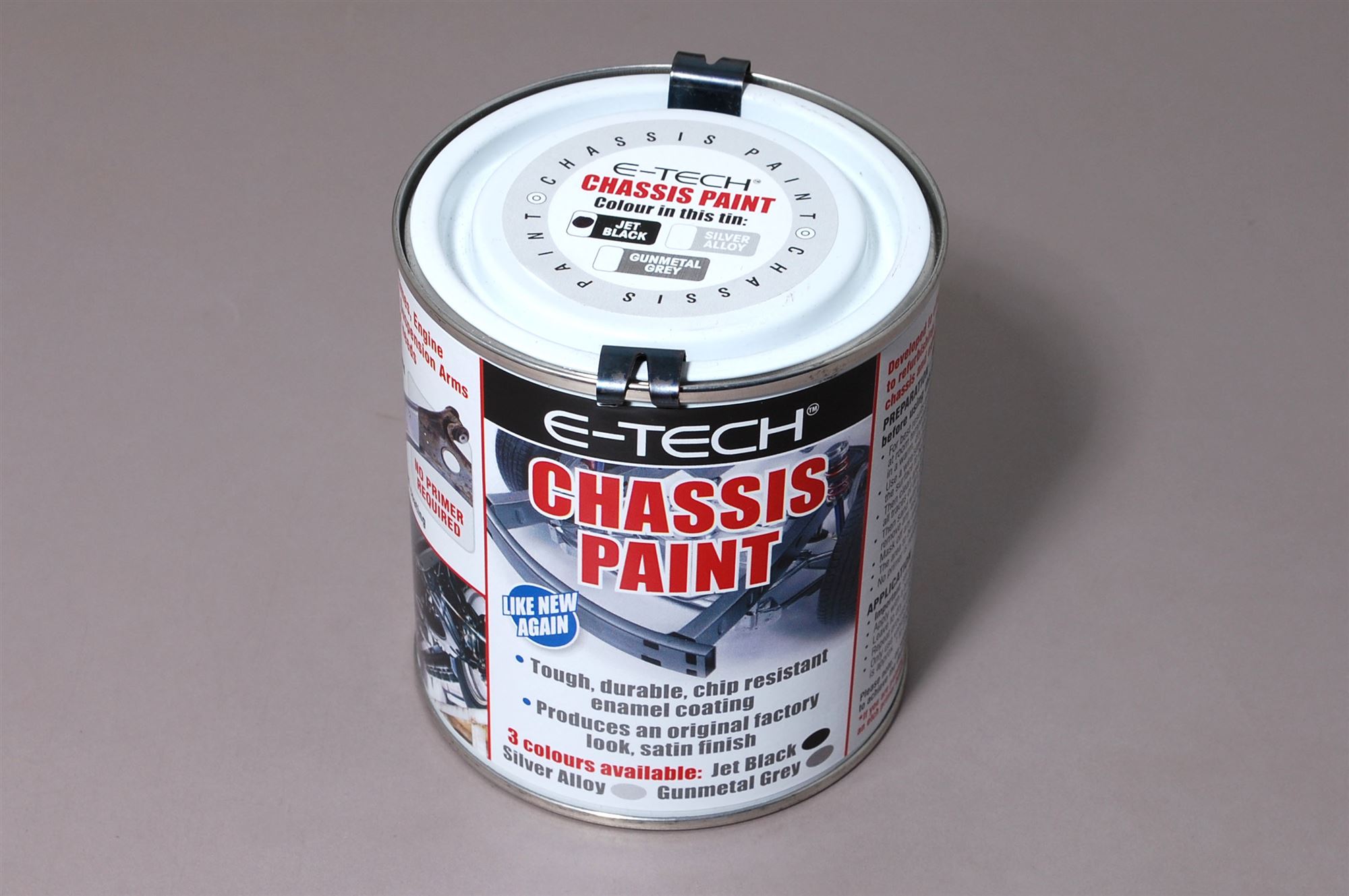 Chassis Paint 500ML Brush On Jet Black RX4092 ETECH