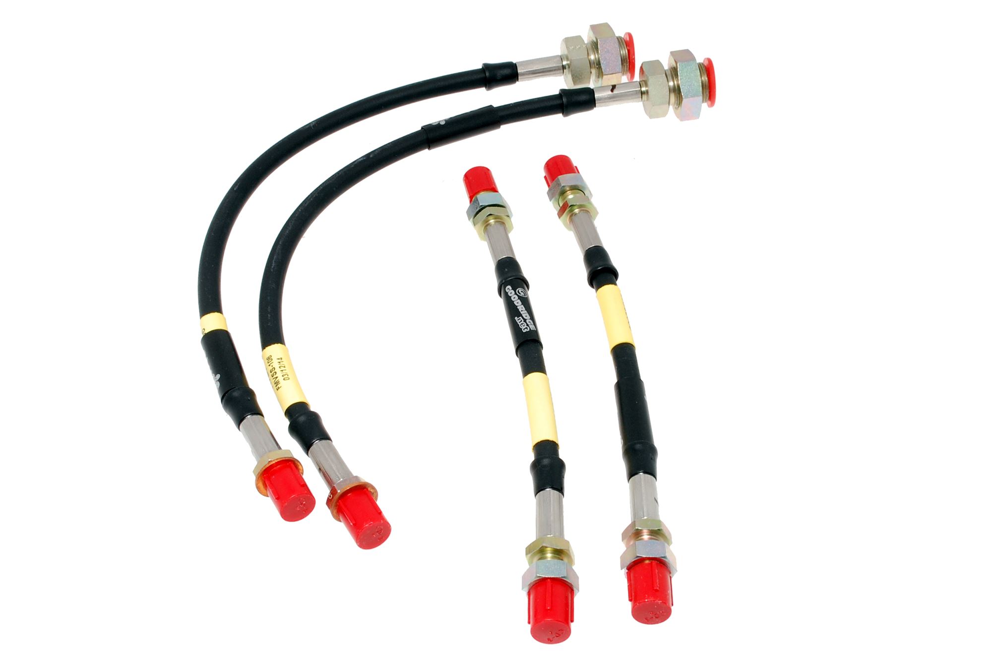 Goodridge Classic Braided Brake Hose Kit Austin Mini Cooper Mk2