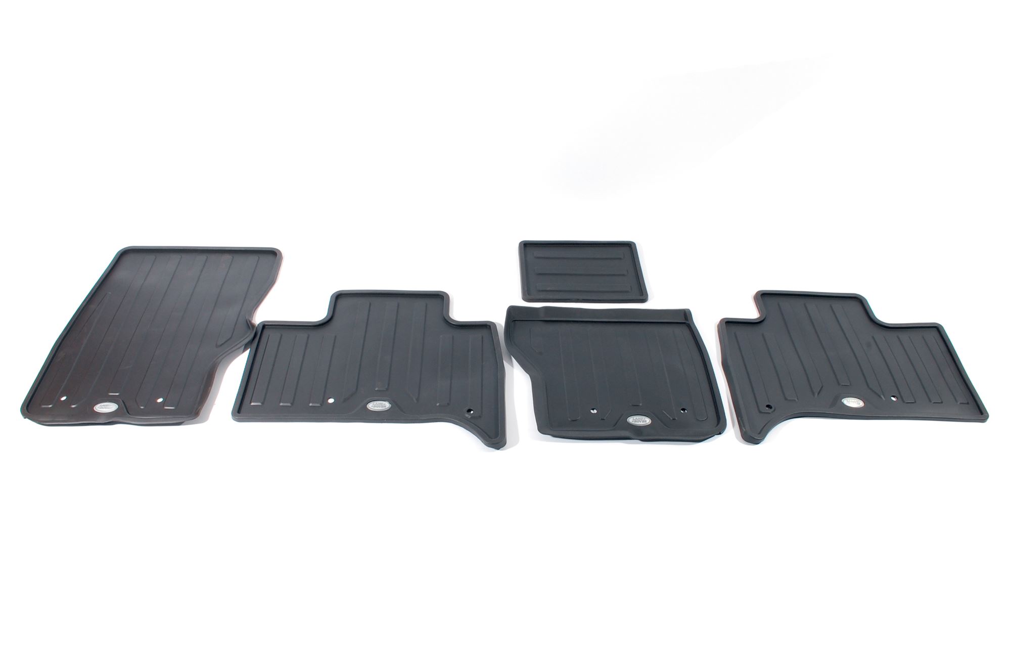 Genuine Land Rover Rubber Mat Set (front & Rear 3 pc) RHD Espresso