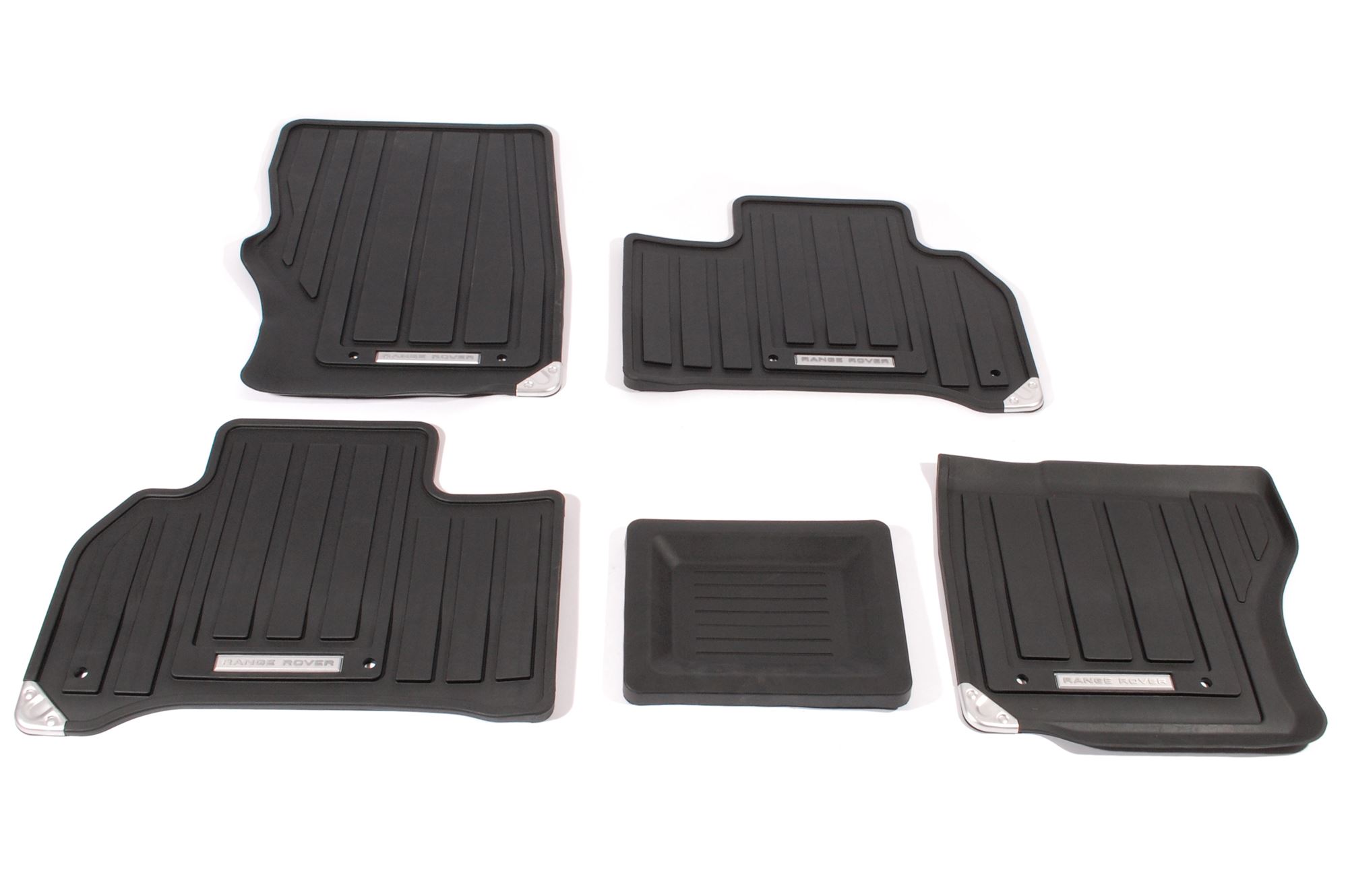 Genuine Land Rover Mats - Floor - Rubber - Set - VPLWS0190