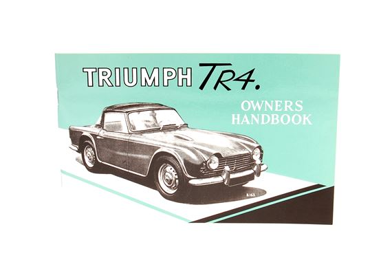 Owners Handbook TR4 - 510326
