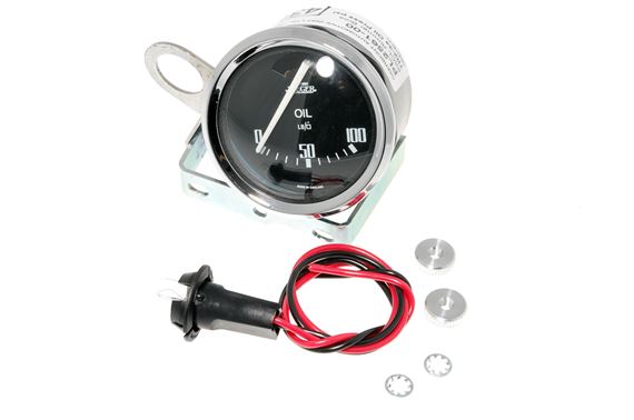 Oil Pressure Gauge - X8051612 or PL2561/00 - Domed Glass - lbs - New - 106966