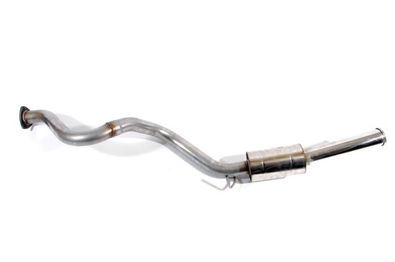 Rear Pipe & Silencer - WDE100660SS - Aftermarket