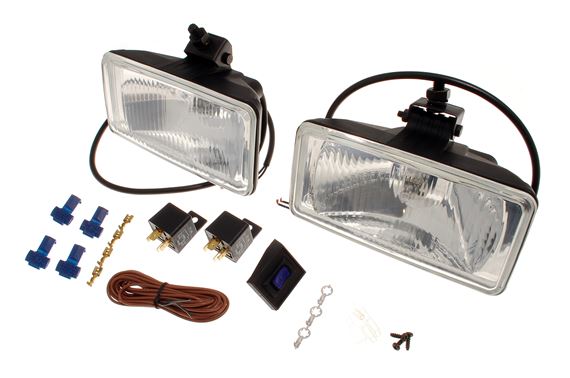 Driving Lamps Rectangular (pair) - PRC8238P - Aftermarket