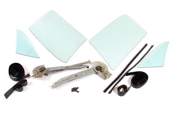 Door Glass and Seal Kit - Coupe - RB2018