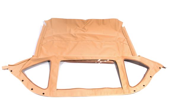Hood Cover - Beige Mohair with Zip Out Window - Spitfire MkIV & 1500 - XKC1781MOHBEIGE