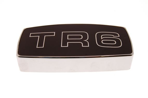 Badge and Plinth Assembly - Grille - TR6 - Printed Foil - ZKC1224