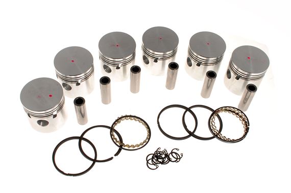 Piston Set - Oversize +0.020 Flat Top with Rings - 149976020COUNTY