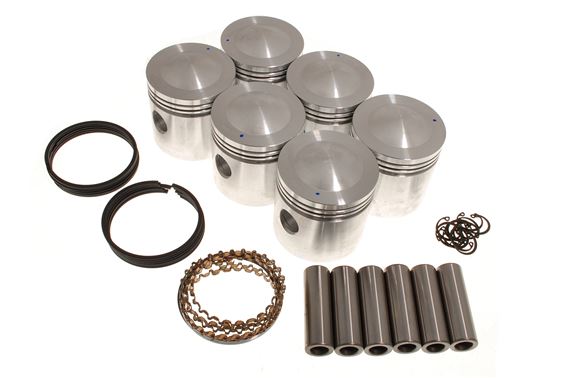 Piston Set - Oversize +0.040 Domed Top - 158112040COUNTY