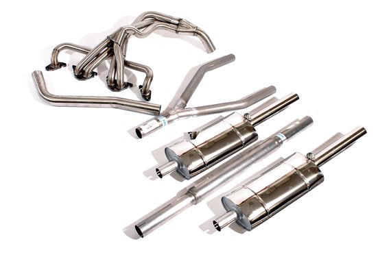 Stainless Steel Twin Box Sports Exhaust System Including Special Manifold - GT6 Mk2 & Mk3 - RG1279DELUXE