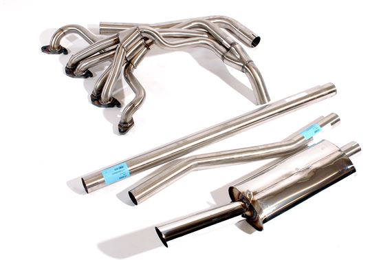 Stainless Steel Single Box Sports Exhaust System Including Manifold - GT6 Mk2 & Mk3 - RG1282