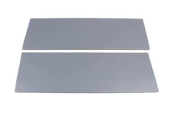 Door Trim Panel Upper (Pair) Vinyl Cloth Grey - RA1290GREY - Aftermarket
