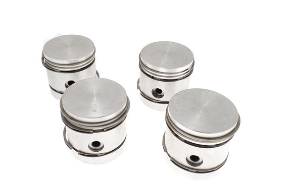 Piston Set - Oversize +0.060 - Complete with Rings - 129984060