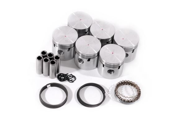 Piston Set - Oversize +0.060 Flat Top with Rings - 149976060COUNTY
