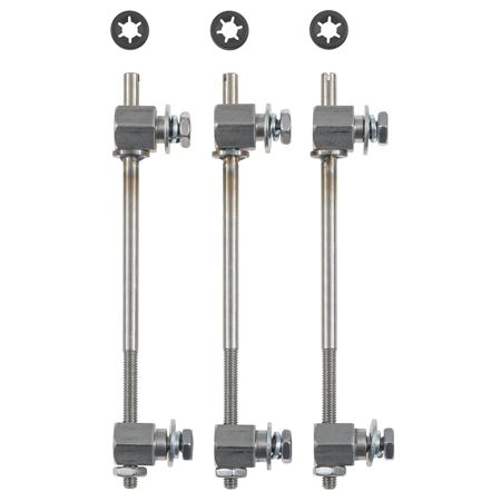 THROTTLE LINK ROD SET CP STAINLESS PREPACKED