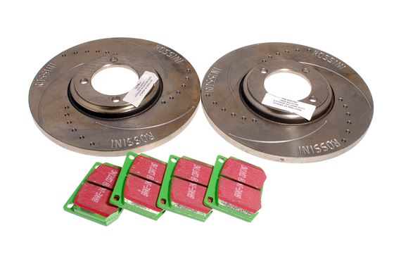 Rossini Performance Solid Front Brake Disc and Pad Set - GT6 and Vitesse - RG1059ROS